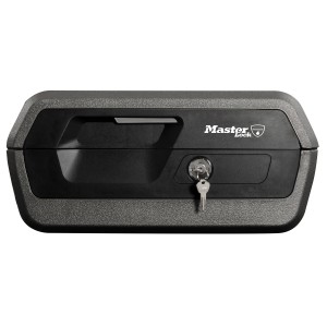 Cassetta di sicurezza Master Lock, resistente al fuoco e all'acqua, capacità 10 litri.