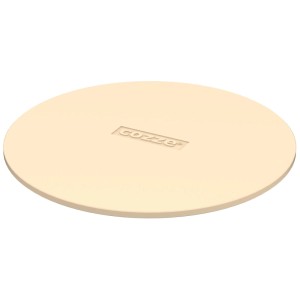 Beiger Cozze Pizzastein Rotate, Ø 43cm, für knusprige Pizza im Pizzaofen. Grillutensil.