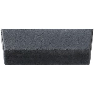 Bordure de jardin Kann Vigneto anthracite, 24x12x4,5 cm, pour délimiter pelouses et parterres.