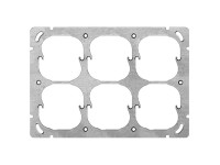 Befestigungsplatte EdizioDue Feller 3x2