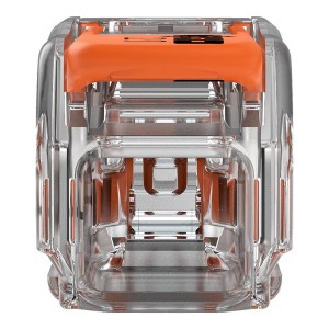 Connecteur traversant transparent Wago pour fils de 0,2 à 4 mm², lot de 10.