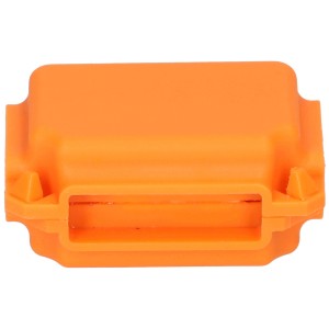 Gel Box IPX8 arancione taglia S, in plastica, per connessioni impermeabili e robuste.