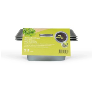 SchneckenStopp : Barrière anti-limaces mécanique en tôle d'acier pour plantes individuelles.