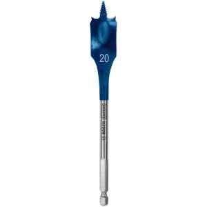 Bosch Expert Flachfräsbohrer, 20 mm Durchmesser, für schnelles Bohren in Holz.