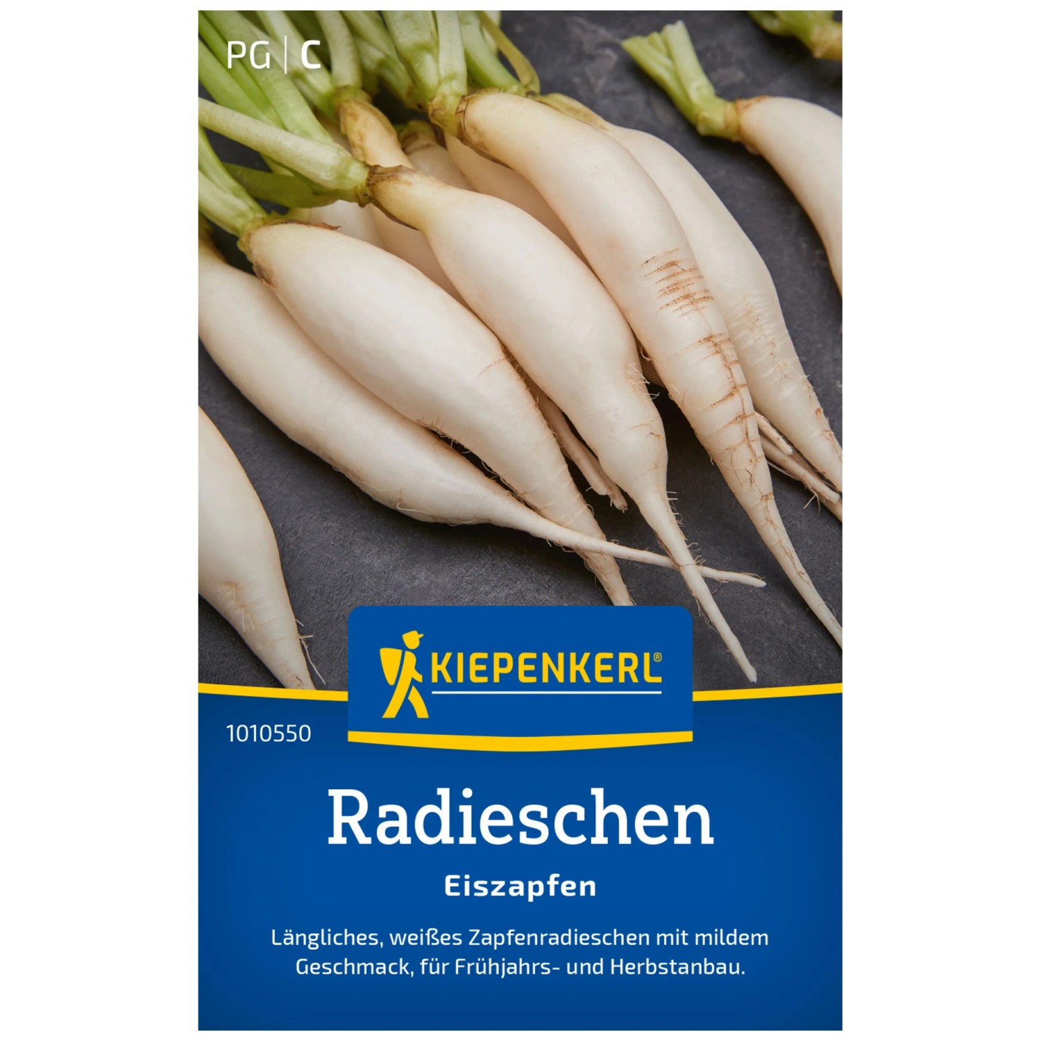 Kiepenkerl Saatgut Radieschen Eiszapfen 8-10 lfdm