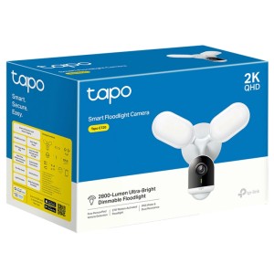 Tapo C720 smarte Flutlichtkamera, 2800lm, Weiss, zur Videoüberwachung im Aussenbereich.