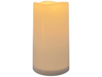 LED-Solarkerze Kunststoff Outdoor Ø 10 cm / Höhe 19,5 cm