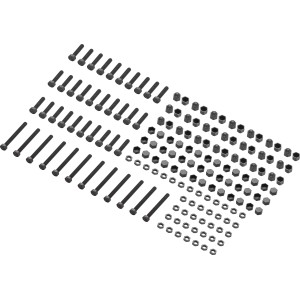 Kit de montage pour pavillon Braga, 127 pièces, avec vis, écrous et rondelles.