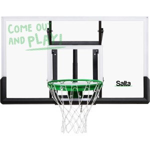 Tabellone da basket Salta Guard, 138x86 cm, nero. Set da basket regolabile in altezza per gioco e divertimento.
