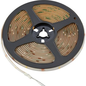Striscia LED solare da 8 m su bobina. Autoadesiva, ideale per illuminazione d'atmosfera in giardino.