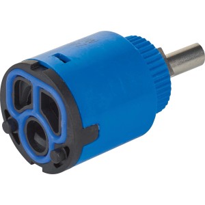 Cartuccia di ricambio in ceramica (Ø 25mm) per miscelatore lavabo baliv WT-120, blu.