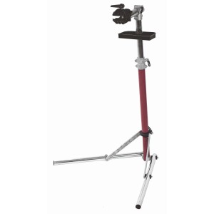 Velo-Montage-Ständer S 3000: Cavalletto bici portatile e regolabile in altezza con vassoio porta attrezzi.