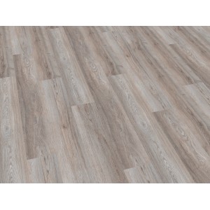 Sol stratifié Comfort Chêne Antique Gris, 7 mm d'épaisseur, avec structure bois authentique.