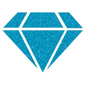 Diamante glitterato blu caraibico, pittura Aladine Diamond per accessori pittura.