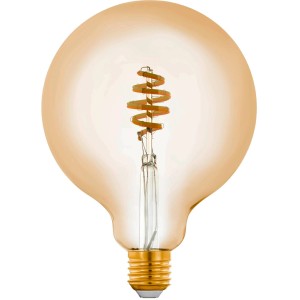 Lampadina LED G125 Filamento, ambrata, E27, 5.5W, Tunable White.
