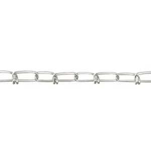 Conacord Knotenkette aus Stahl, 1,8 mm Durchmesser, chromfarben.