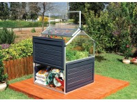 Hochbeet-Gewächshaus Crystal (HxBxT) 147 x 118 x 118 cm