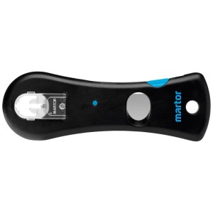 Martor cutter Argentax Rapid 594: Coltello per aprire cartucce di silicone, con manico nero.