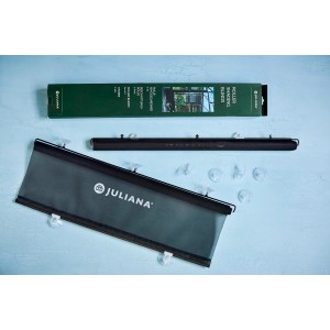 Store d'ombrage Juliana, lot de 2, pour serre avec ventouses pour une fixation facile.