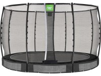Exit Trampoline enterré Allure Premium Noir Ø 366 cm