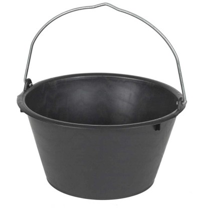 Secchio per stucco Nero 12 l