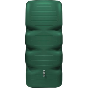 Garantia serbatoio da giardino Cubus 1000 l, verde scuro. Serbatoio acqua piovana per giardino o cantina con rubinetto.