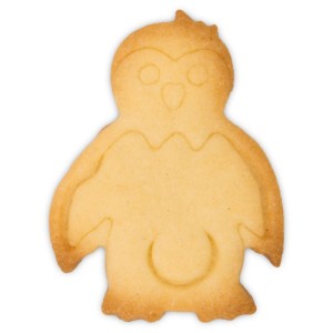 Pinguin Ausstecher aus Edelstahl, 5,5 cm, ideal zum Backen und Basteln.