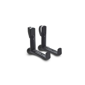 Supports noirs Lechuza Balconera pour jardinière, fixation sécurisée sur rambardes ou murs.
