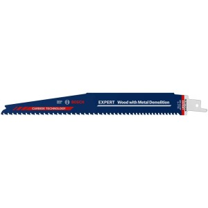 Lame de scie sabre Bosch Expert S1167 XHM pour bois et métal, 1 pièce.