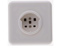 UP-Steckdose Basico Hager Weiss UP-Steckdose Basico Hager Weiss