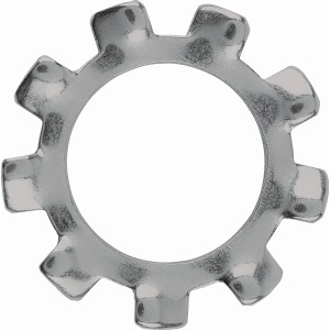Rondelle dentelée inox Ø 10,5 mm / 20 pcs