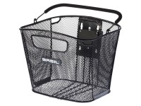 Basil Bold Front KF VR-Korb Schwarz 14 l