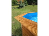 Weka Toprail Handlaufverbreiterung für Massivholzpool 594 Gr. 1