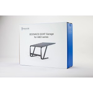 Ecovacs Garage pour Goat A-/O-Family dans son emballage. Garage pour robot tondeuse pour protection contre les intempéries.