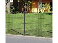 Zaunpfosten Anthrazit-Metallic 122,5 cm