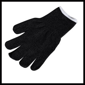 Gant de protection noir du kit de nettoyage pour robot tondeuse Einhell.