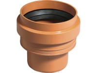 Marley Kanalgrundrohr-Übergang/Anschlussmuffe an Steinzeug-Ende DN 110
