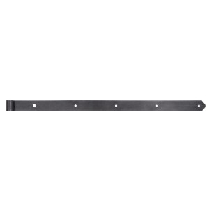 Penture noire Alberts Duravis, 800mm, avec trous de montage.