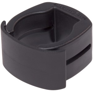 Alberts Fix-Clip Pro noir pour poteaux de 34 mm pour montage de clôture.