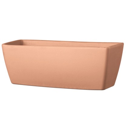 Deroma White Garden Pflanzkasten Garda Terracotta Tonweiss (HxBxT) 13,1 x 32,2 x