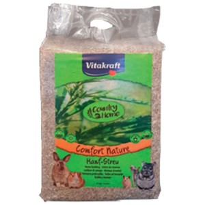 Lettiera di canapa Vitakraft per roditori, confezione da 30 litri. Lettiera per piccoli animali con canapa.