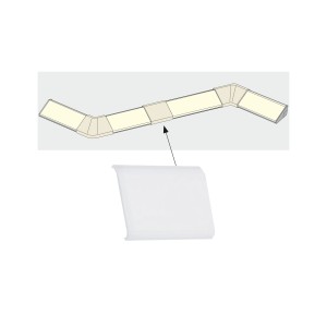 Paulmann Delta Profil Cover confezione da 4, satinato, per profili strisce LED.