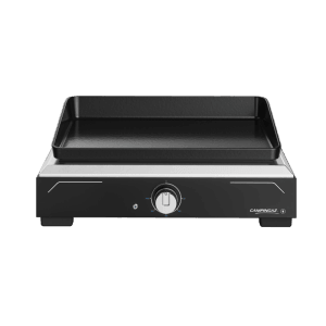 Campingaz Grill elettrico Plancha Electric 1 con piastra in ghisa, ideale per interni ed esterni.