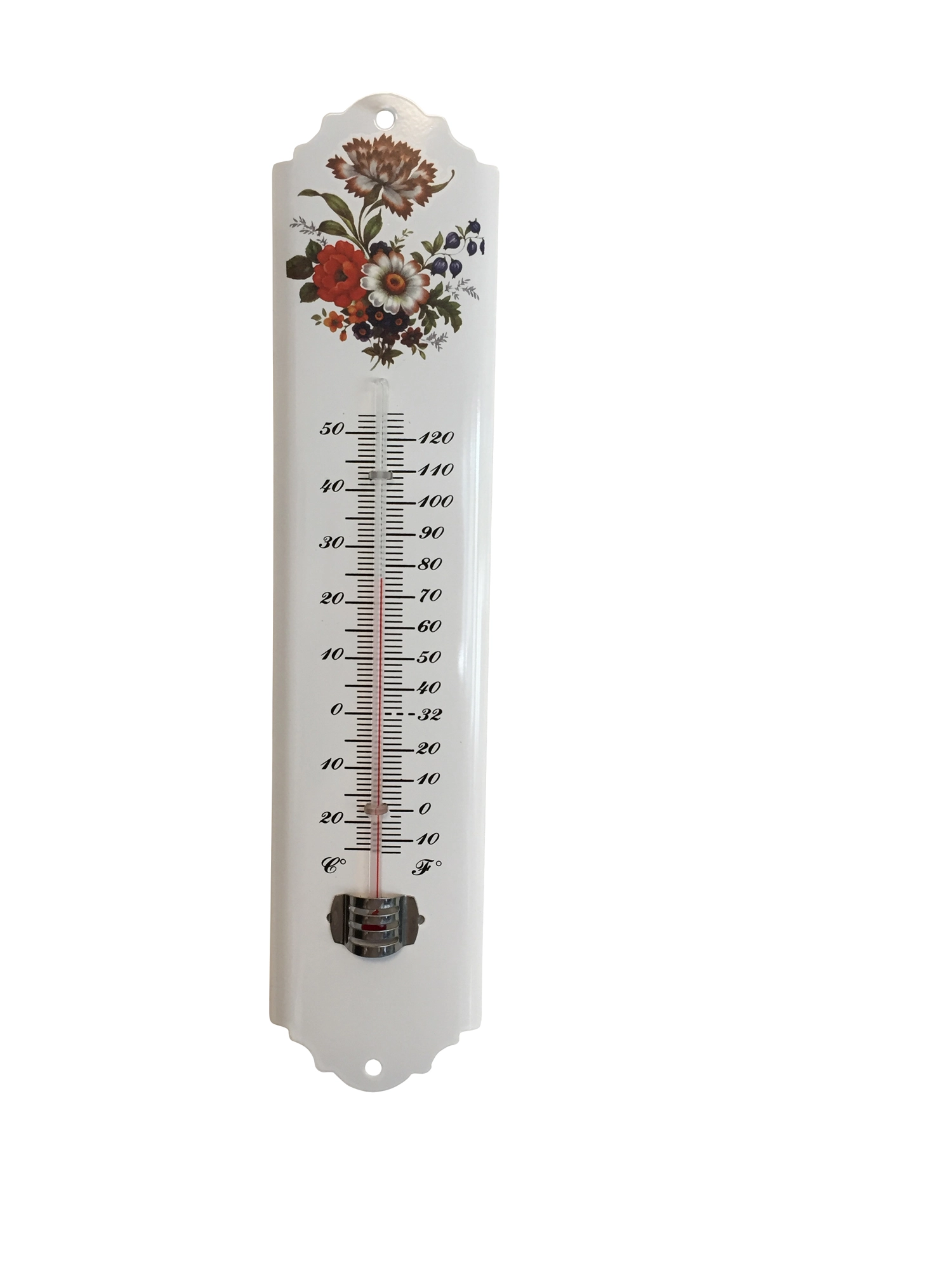 Termometro da esterno con gradi Celsius e Fahrenheit gradi sulla