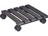 Wagner Multi Pflanzenroller WPC FSC® Anthrazit (HxBxT) 8,3 x 29 x 29 cm
