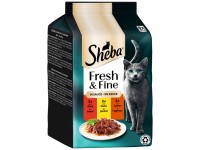 Sheba Frischebeutel Fresh & Fine in Sauce mit Rind, Huhn und Lamm 6 x 50 g