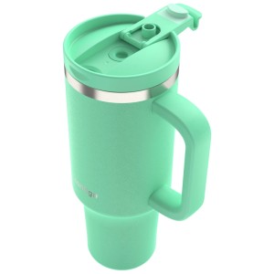 Bicchiere termico Contigo Thermalock verde menta con manico, 1200 ml.