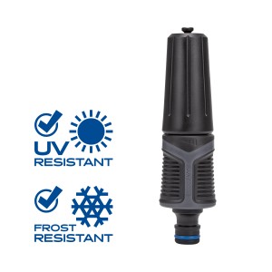 Set spruzzatore per pulizia LUX, 4 pezzi, per collegamento tubo da giardino, resistente a UV e gelo.