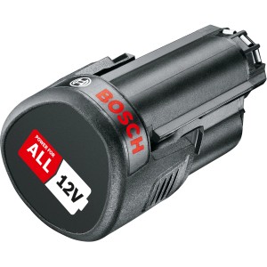 Bosch Batteria PBA 12V 2.0Ah O-B: Batteria nera per utensili Bosch.