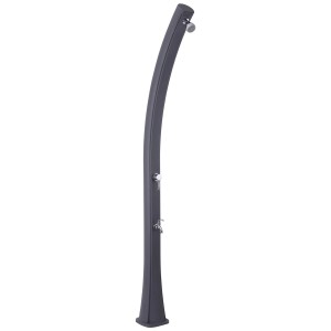 Doccia solare Colibri Rio antracite, 20 l, per il giardino. Doccia solare con miscelatore a leva.
